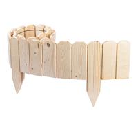 Btowin VCF Recinzione da giardino in legno, 200 cm x 20 cm, facile da inserire, per bordi decorativi per paesaggi, cortili, piantare alberi, cortile, paesaggio, aiuole, recinzioni