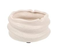 BtpOuy Posacenere in Ceramica Custodia portacenere con Tre Fessure Posacenere da Tavolo di Forma Geometrica Come Decorazione Artigianale all'aperto al Chiuso