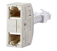 BTR 2x Cablesharing Adpt. pnp 1 ISDN VE 2 ISDN silber