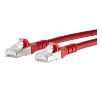 BTR NETCOM Cat6A, 2m cavo di rete Rosso