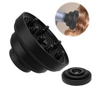 btrfe Diffusore per capelli TQQ Supersonic/Laifen, diffusore magnetico per capelli ricci e ondulati, diffusore di capelli pieghevole per viaggiare e conservare facilmente - nero