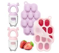 btrfe Stampo per latte materno e alimenti per bambini, confezione da 2 pezzi, in silicone