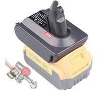 BTRUI Adattatore per batteria V6 per Dewalt 18 V/20 V Convertire in V6 Animal DC58 DC59 DC61 DC62 SV04 SV09 Convertitore di vuoto (solo adattatore)