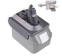 BTRUI per Dyson V6 adattatore batteria al per Makita 18V litio batteria per Dyson V6 aspirapolvere DC58 DC59 DC61 DC62 SV06 Convertitore per aspirapolvere portatile (MT18V6 Adattatore)