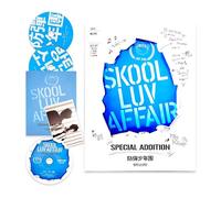 BTS - BTS - [Skool Luv Affair] (Special Addition) (Re-release) Out Box + Booklet + Photo Card + CD-R + DVD-R + 1 Hand Pocket Mirror + 5 Extra Photos