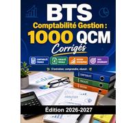 BTS Comptabilité Gestion : 1000 QCM Corrigés: Préparation Examen BTS CG | Comptabilité, Fiscalité, Finance et Gestion