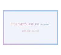 BTS [LOVE YOURSELF 結 ANSWER] Album Random 2CD+Poster+PhotoBook+M.Book+Card+Sticker+Extra gift(BTS ARMY Wristband+BTS Hologram Sticker+Individual Member Photocard 7pcs)