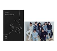 BTS Love Yourself Tear (R Version) 3rd Album Bangtan Boys CD+Poster+Photobook+Minibook+Photocard+Standing Photo+Gift (Extra 6 Photocard and 1 Double -Sided Photocard Set)