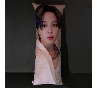 BTS merchandise Body Pillow Poliestere Fibra Riempito Cuscino Cuscino Kpop Jimin V Suga Jung Kook Foto Digital P 45cmx45cm
