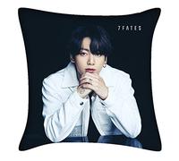 BTS merchandise BTS Cuscino quadrato xcm Kpop Bangtan Ragazzi Jungkook Jimin Suga V Divano Quadrato Federa Per Divano Casa 45 cmx45 cm