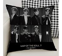 BTS merchandise Kpop BTS CuscinoCuscino Quadrato Morbido Jimin V Suga Jung Kook Foto Personaggio Decorazione Della Casa Auto Così 45cmx45cm