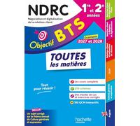 BTS NDRC 1re et 2e années: Toutes les matières