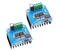 BTS7960 High Power Stepper Motor Driver Modulo Binghe 2 Pezzi43A BTS7960 Modulo driver motore veicolo intelligente ad alta potenza Driver motore Compatibile con Smart Car Drive Arduino