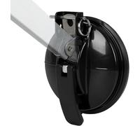 Btstil 2 Pezzi Supporto per Tenda da Sole, Supporto per Piedi di Tenda da Sole per Thule Fiamma e DOMETIC Piedi di Tenda da Sole, Compatibile con VW T6 T5 T4 T6.1 Ford Nugget Van Camper Roulotte (Nero