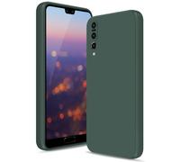 Btstring Cover per Huawei P20 Pro, Custodia Antiurto Case Sottile in Silicone TPU con Fodera in Microfibra e Protezione della Fotocamera -Verde