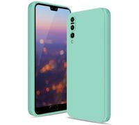 Btstring Cover per Huawei P20 Pro, Custodia Antiurto Case Sottile in Silicone TPU con Fodera in Microfibra e Protezione della Fotocamera -Verde Menta