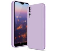 Btstring Cover per Huawei P20 Pro, Custodia Antiurto Case Sottile in Silicone TPU con Fodera in Microfibra e Protezione della Fotocamera -Viola Chiaro