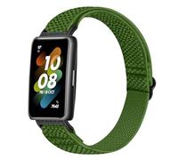 BTTNG Cinturino compatibile con Huawei Band 7 per donne uomini, regolabile Cinturino elastico Cinturino in nylon traspirante Bracciale sportivo di ricambio singolo loop