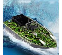 BTURYT Fixation Pour Les Aliments, Bait Intelligent Pêche À La Pêche Télécommandée, Boat D'appât De Pêche Avec Antenne Et 2 Moteurs, 500 Mètres De Croisière 2kg Outil De Pêche Soutenu, 12000 MAh