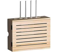 BTURYT Router Storage Box, Parete-Montata Staffa Tenda Mensola Galleggiante per WiFi Storage Cable Manager Box Power Strip Protector