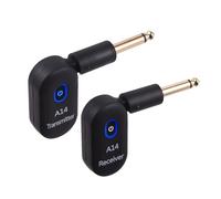 Btuty 2.4G Wireless Guitar System Ricaricabile Portatile Chitarra Trasmettitore Ricevitore Set Dual Mode Switching 90 Gradi Rotabile Plug and Play per Elettrica/Acustica Chitarra Elettrica Strumenti