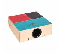 Btuty Cajon Tamburo di legno Tamburo a mano piatto Strumento a percussione con cinturino regolabile Tamburo portatile per principianti Tamburi a mano per feste in viaggio