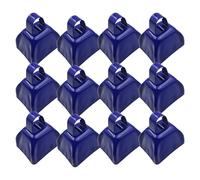 Btuty Confezione da 6 portacandele in metallo da 3 pollici, generatori di rumore piccola campana per giochi di calcio, animatori, matrimoni, mini campane da mucca, accessori natalizi