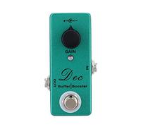 Btuty Pedale effetto chitarra, Buffer Booster Chitarra Elettrica Effetto Pedale Singolo Effetto con Buffering Clean Boost, True Bypass