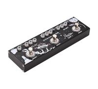 Btuty Pedale multi-effetto per chitarra 3 in 1, ritardo/verbo oceanico/distorsione, cassa in lega di alluminio con funzione True Bypass, pedale effetto chitarra elettrica portatile