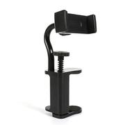 Btuty Supporto per Telefono per Chitarra, Morsetto Telescopico Regolabile da 6 a 10,5 Cm Supporto Sicuro e Stabile Chitarra Elettrica Ukulele, con Leggio di Design 2 in