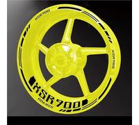 BTWSRX Adesivo per mozzo Ruota Moto Adesivi Riflettenti per Cerchi Moto per Yamaha XSR 900 XSR900 da 17 Pollici, Adesivi A Strisce per Cerchi Adesivi per Ruote(Colore 4)