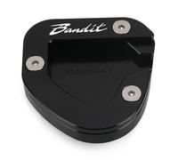 BTWSRX Kick Pad Supporto Laterale per Cavalletto per Motocicletta per Suzuki GSF1250 GSF 1250 Bandit 2007-2016 Piastra di Estensione Cavalletto Allargato cavalletto Laterale(Nero,X-2)