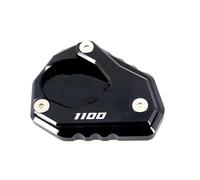 BTWSRX Moto Cavalletto Rilievo del Piede per Kawasaki per NINJA1100SX per Ninja 1100SX per NINJA1100 SX 2025 Cuscinetto di Estensione per cavalletto Laterale(Nero)