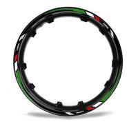 BTWSRX Moto Cerchioni Adesivo Adesivi per Cerchi Moto Adesivi per Cerchi per Ducati V4 Multistrada 1200s Strisce Riflettenti Cerchi Decalcomania Sportivo Mozzo Ruota Adesivi Set(Colore 5)