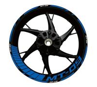 BTWSRX Moto Cerchioni Adesivo Adesivi per Cerchi Moto Adesivi per Cerchi per Yamaha MT09 MT-09 2017-2022 Adesivi per Cerchi Adesivi Riflettenti per Cerchi Sportivo Mozzo Ruota Adesivi Set(Colore 8)