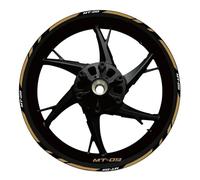 BTWSRX Moto Cerchioni Adesivo Adesivi per Cerchi Moto Adesivi per Cerchi per Yamaha MT09 MT-09 2017-2022 Adesivi per Cerchi Adesivi Riflettenti per Cerchi Sportivo Mozzo Ruota Adesivi Set(Colore 6)