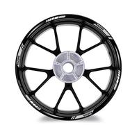 BTWSRX Moto Cerchioni Adesivo Adesivi per Cerchi Moto Decalcomanie per Cerchi per Ho&NDA per Forza 125 250 300 350 750 MF13 Adesivi Modificati Sportivo Mozzo Ruota Adesivi Set(Bianco)