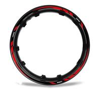 BTWSRX Moto Cerchioni Adesivo Adesivi per Cerchi Moto per Ducati Diavel 1260 Cerchioni Decalcomania Adesivo Cerchio Decalcomanie Riflettenti Decorazione Sportivo Mozzo Ruota Adesivi Set(Colore1)