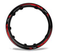 BTWSRX Moto Cerchioni Adesivo Adesivi per Cerchi Moto per Ducati Hypermotard 950 Decalcomanie Riflettenti per Cerchi Nastro A Strisce Sportivo Mozzo Ruota Adesivi Set(Colore1)