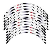 BTWSRX Moto Cerchioni Adesivo Adesivi per Cerchi Moto per Ho&NDA Xadv X-ADV 750 Xadv750 X-Adventure 17″15″ Adesivi per Cerchi Riflettenti Sportivo Mozzo Ruota Adesivi Set(Purple)