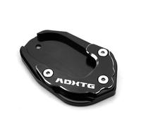 BTWSRX Piastra di Supporto Laterale per Piede Moto per SYM ADXTG400 ADX GT 400 ADX 400 GT400 2024 Estensione Cavalletto Pad Supporto di Supporto Cuscinetto di Estensione per cavalletto Laterale(Nero)