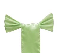 BTWYU Fasce per sedie, Fasce per sedie 25 Pezzi 17x275 cm Decorazioni for navate di Compleanno for Matrimoni e Compleanni(Light Green)