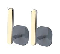 BTWYU Ganci da parete 2 ganci multifunzionali for ingresso, veranda, appendiabiti da parete(Gray)