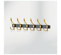 BTWYU Ganci da parete Appendiabiti da parete - Robusto, in acciaio inossidabile, gancio appendiabiti in metallo(6hooks)
