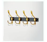 BTWYU Ganci da parete Appendiabiti da parete - Robusto, in acciaio inossidabile, gancio appendiabiti in metallo(4hooks)