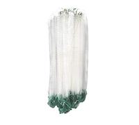BTWYU Rete da Pesca, Attrezzatura da Pesca Rete da Pesca 30 m x 1,2 m, Rete da Posta in Nylon a Maglia Singola, Resistente, con Galleggiante, monofilamento, Materiali(2finger 15mx1m)