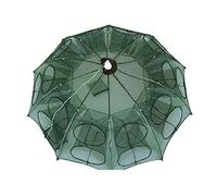 BTWYU Rete da Pesca, Attrezzatura da Pesca Rete da Pesca Automatica da 4-20 Fori, Trappola Pieghevole in Nylon for Pesci, gamberetti, pesciolini, granchi, Materiali(10 Sides 20 Holes)