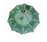 BTWYU Rete da Pesca, Attrezzatura da Pesca Rete da Pesca Automatica da 4-20 Fori, Trappola Pieghevole in Nylon for Pesci, gamberetti, pesciolini, granchi, Materiali(10 Sides 10 Holes)