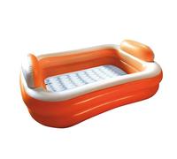 Btx Piscina Rettangolare 2 Tubi + 2 Cuscini Fondo Gonfiabile Cm 170X130X50 BL519