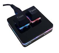 BTXETUEL Copia e incolla tastiera a 2 tasti TASTIERA SAYO OSU Hotswap Tastiera meccanica da gioco con una mano Cherry Switch RGB Mini tastiera USB retroilluminata per macro o giochi ritmici
